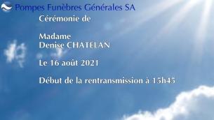 Embedded thumbnail for Madame Denise CHATELAN-MARTIN &gt; Galerie &gt; Video or Image